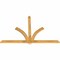 Ekena Millwork Redmond Rough Sawn Timber Gable Bracket, Western Red Cedar, 84"W x 56"H x 2"D x 4"F, 16/12 Pitch GBW084X56X0204RED00RWR - alternate 3